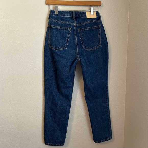 Everlane Women’s The Curvy '9Os Cheeky Straight Button Fly Jean, Size 26 Crop - Picture 5 of 9